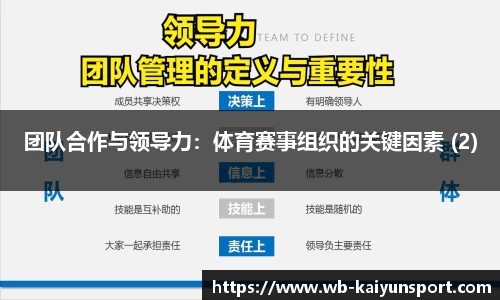 团队合作与领导力：体育赛事组织的关键因素 (2)